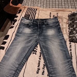 Rock Revival Men's Blue Skinny Jeans